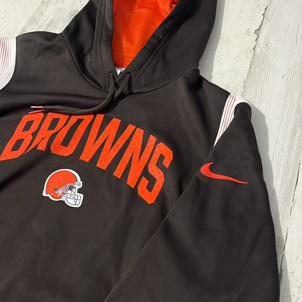 Nike Cleveland Browns Therma-Fit Hoodie Size Large - Picture 5 of 13